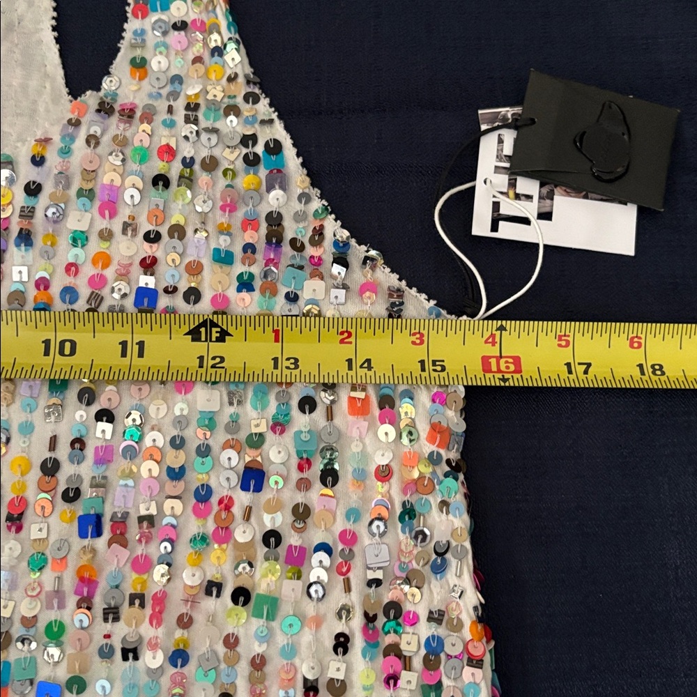 Joe's Jeans Multicolor Sequin Tank Top - Picture 5 of 10